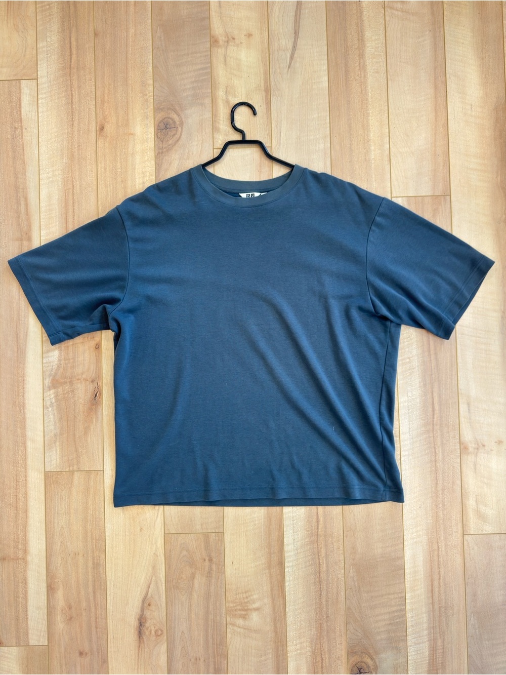 Men's Classic Crew Neck T-Shirt - Blue Teal - Uniqlo